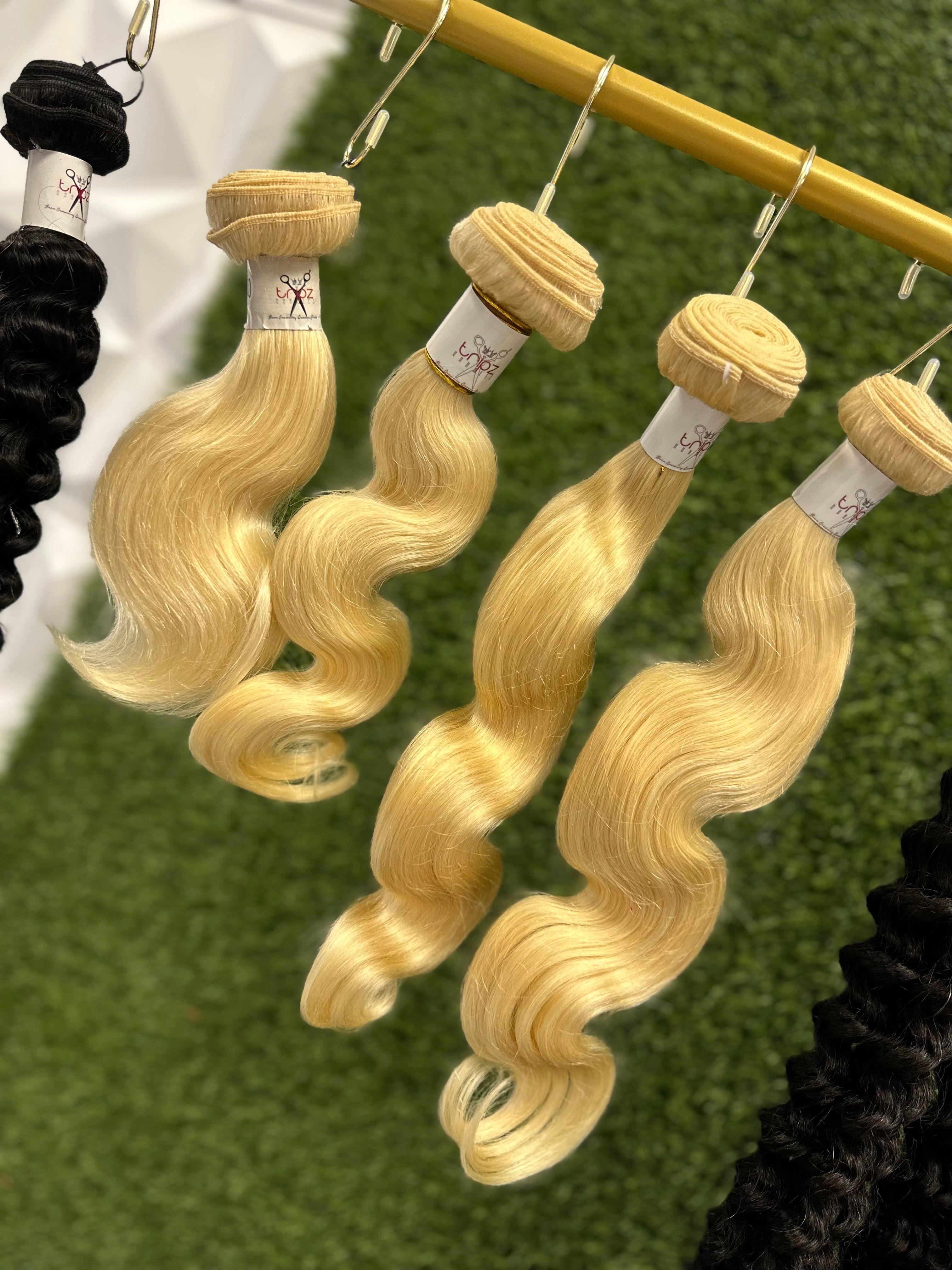 TOP VIRGIN. 613 Straight And Body Wave Bundles