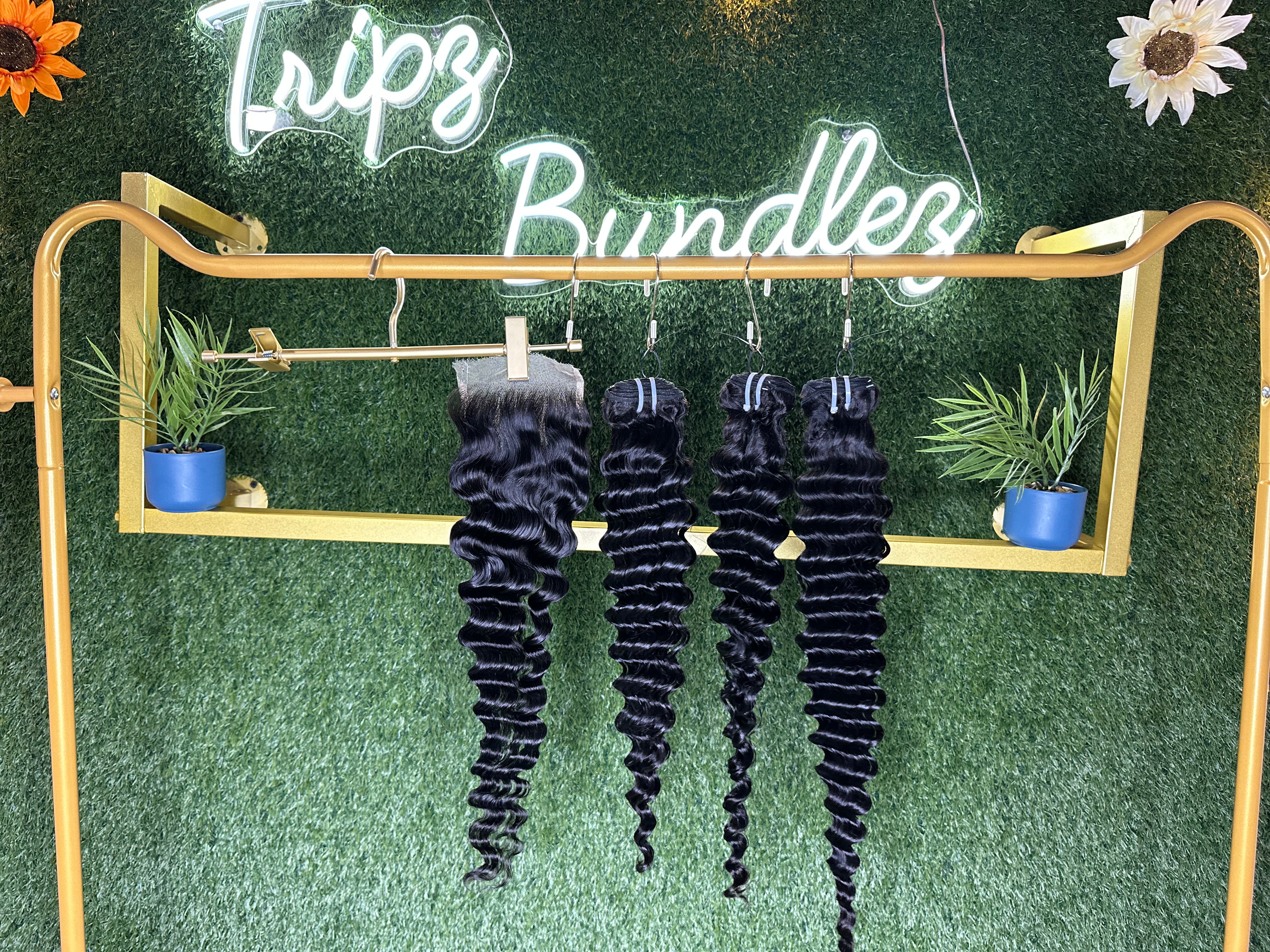 RAW DOUBLE WEFT EXTENSIONS  💎💎T'LUX💎💎 "TRIPZ LUXURY HAIR LINE"